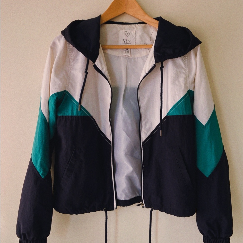 Stylish Black and Green Women's Jacket